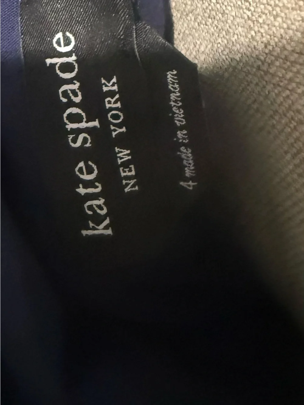 kate spade Navy Floral Sleeveless V-Neck Fit-and-Flare Dress